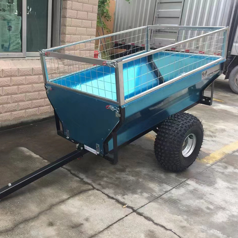 Tow-Behind Motorcycle ATV Garden Bike Trailer