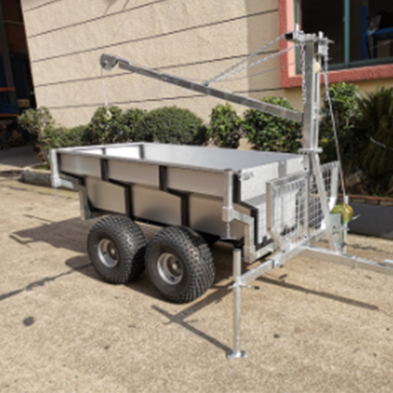 Tow-Behind Motorcycle ATV Garden Bike Trailer