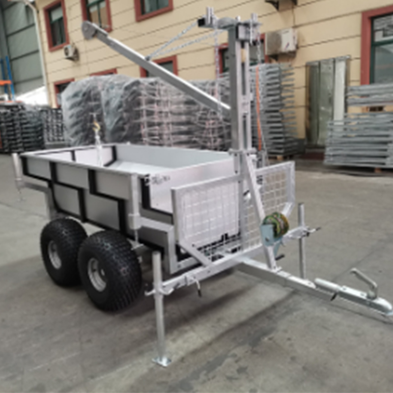 Tow-Behind Motorcycle ATV Garden Bike Trailer