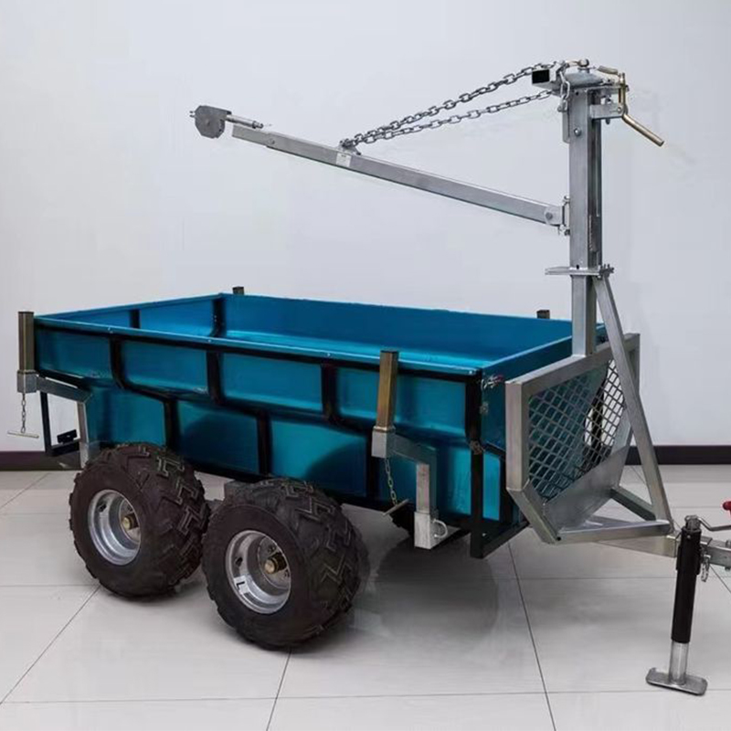 Tow-Behind Motorcycle ATV Garden Bike Trailer