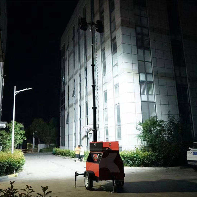 300kg Mobile Trailer Type Light Tower