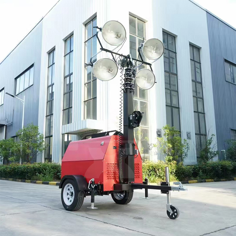 300kg Mobile Trailer Type Light Tower