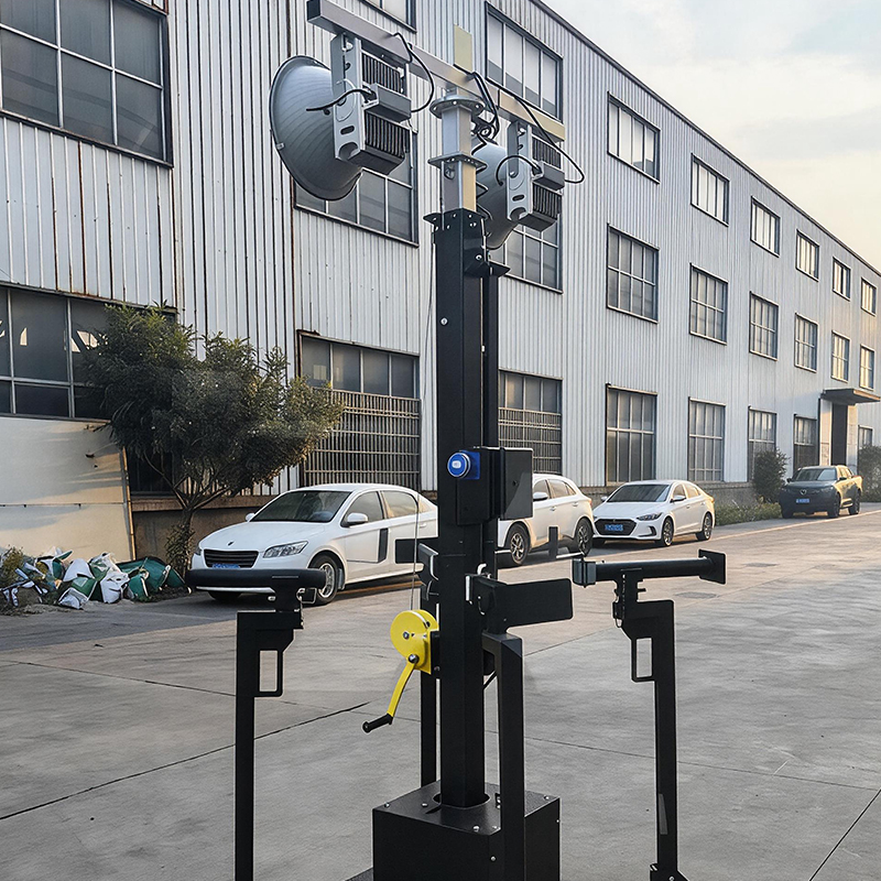 Portable Mobile Light Tower with 6.5KW Diesel Generator