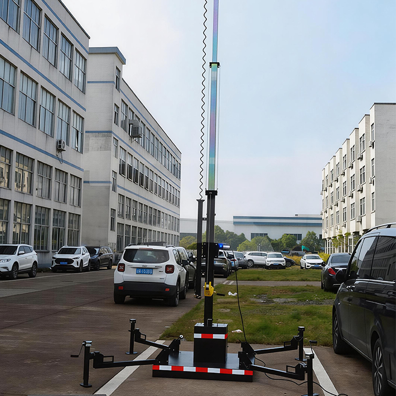 Portable Mobile Light Tower with 6.5KW Diesel Generator
