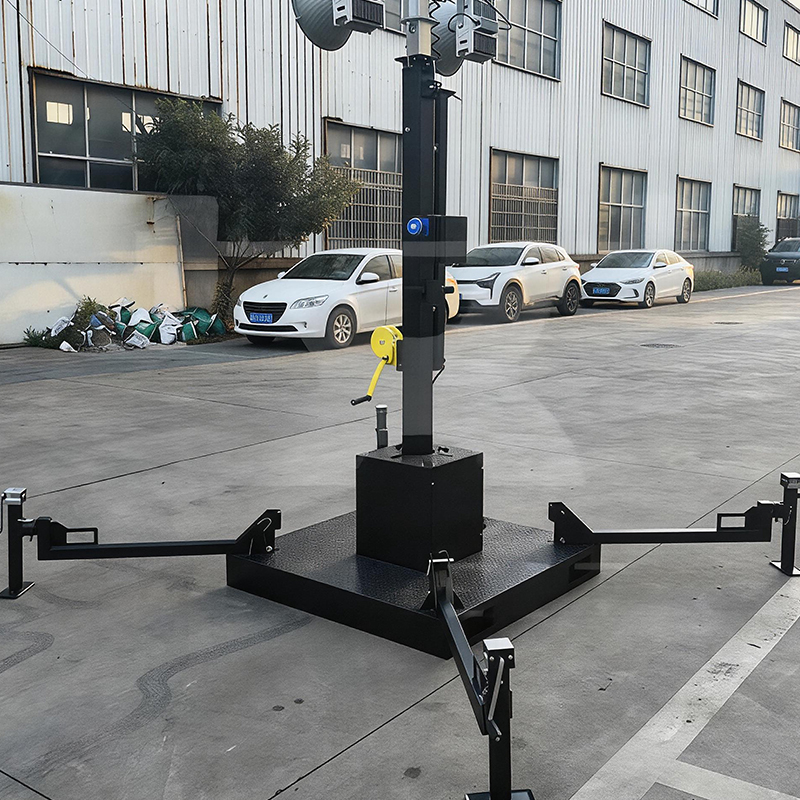 Portable Mobile Light Tower with 6.5KW Diesel Generator
