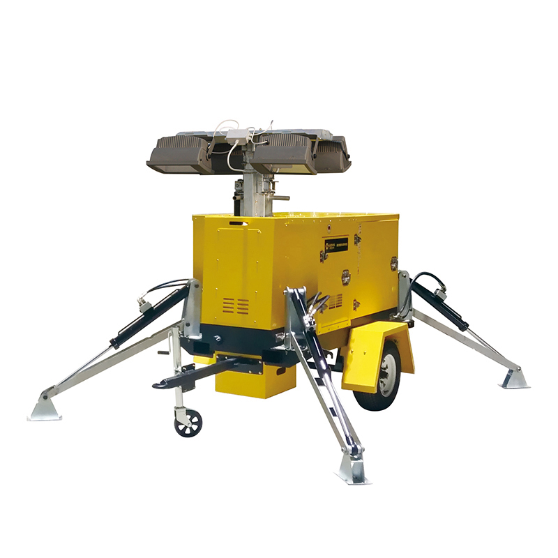 Industry Solar Powered Light Tower Mobile
