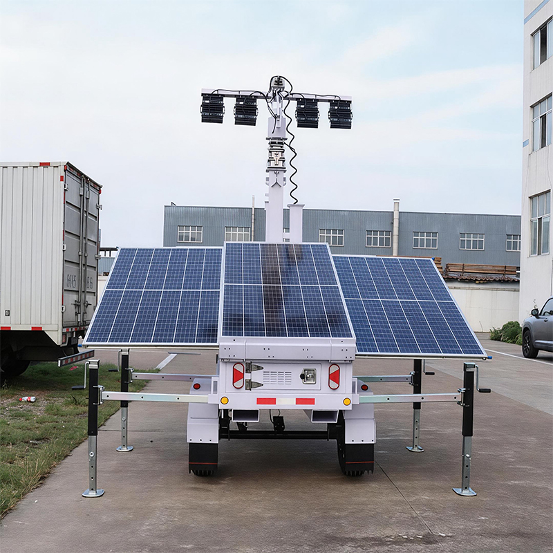 Trailer Type Mobile Solar Led Tower
