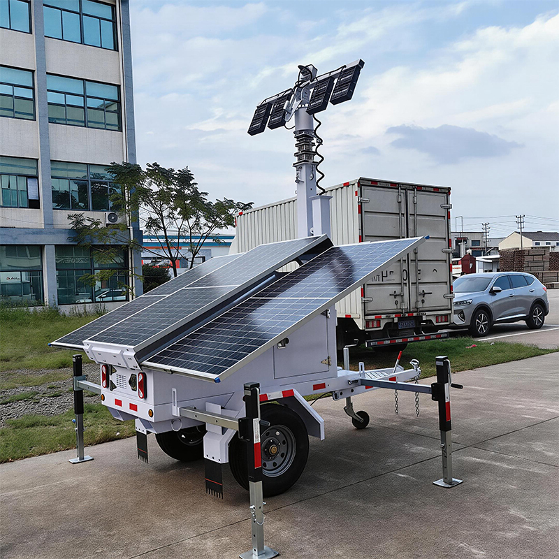 Trailer Type Mobile Solar Led Tower