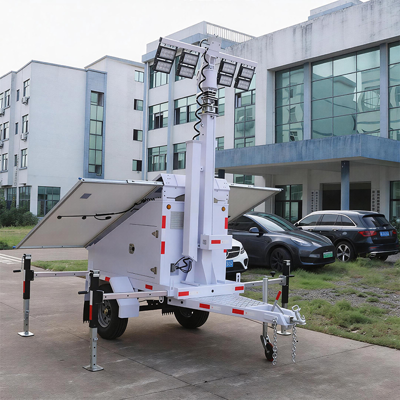 Trailer Type Mobile Solar Led Tower