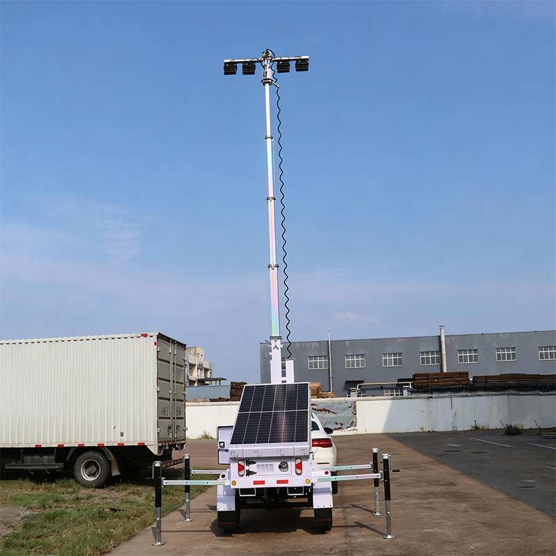Lithium Power Led Flood Solar Light Tower