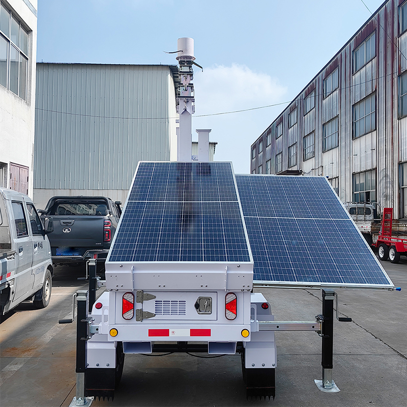 Camera CCTV Off-Grid System Mobile Solar Light Tower