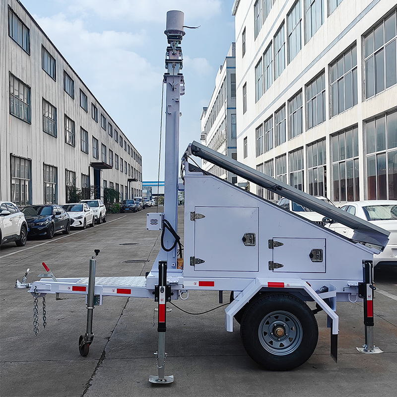 Camera CCTV Off-Grid System Mobile Solar Light Tower