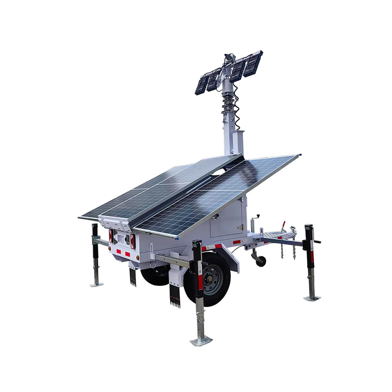 Camera CCTV Off-Grid System Mobile Solar Light Tower