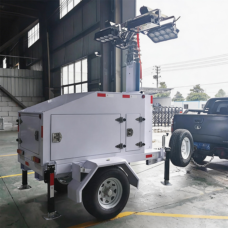 Portable Mobile Solar Light Tower for Outdoor