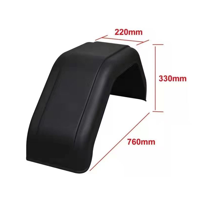 Single Axle Trailer Tire Mud Guard