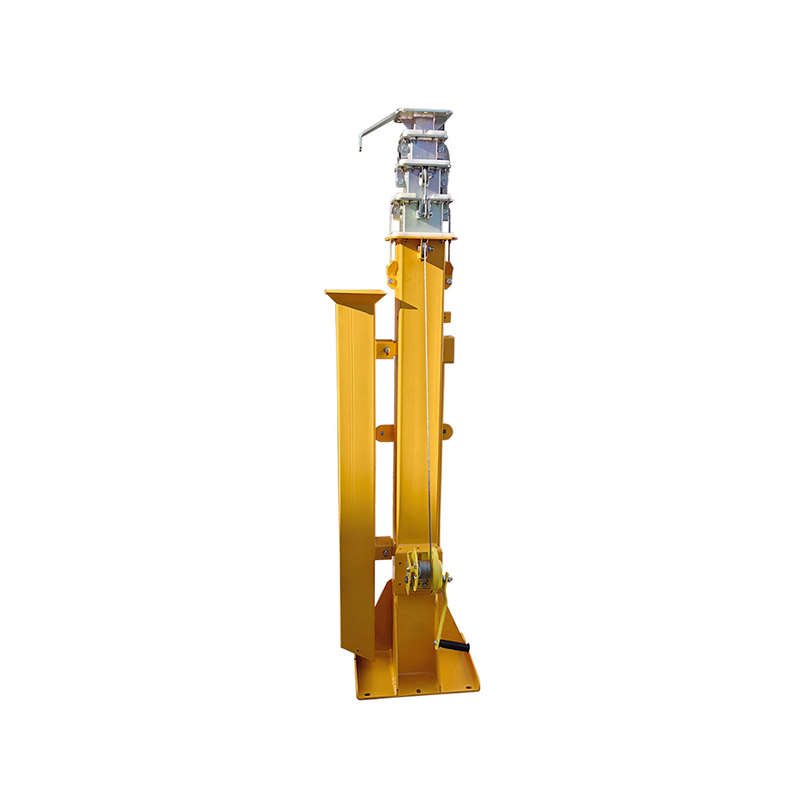 CCTV Surveillance Trailer Manual Lifting Telescopic Mast Pole