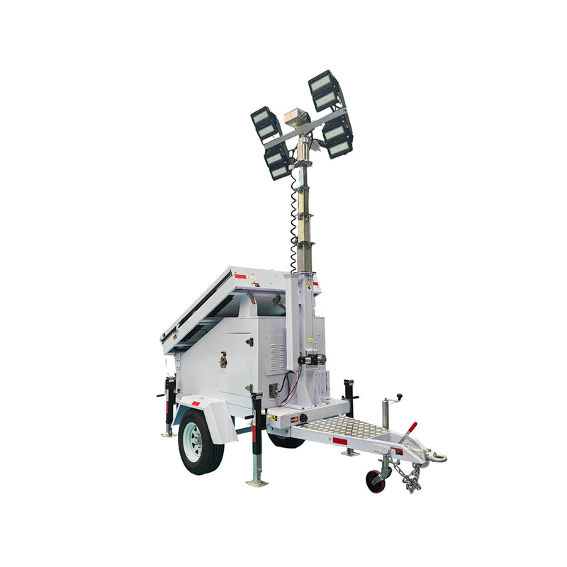 Cold White LED Solar Light Tower