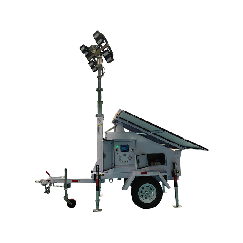 Cold White LED Solar Light Tower