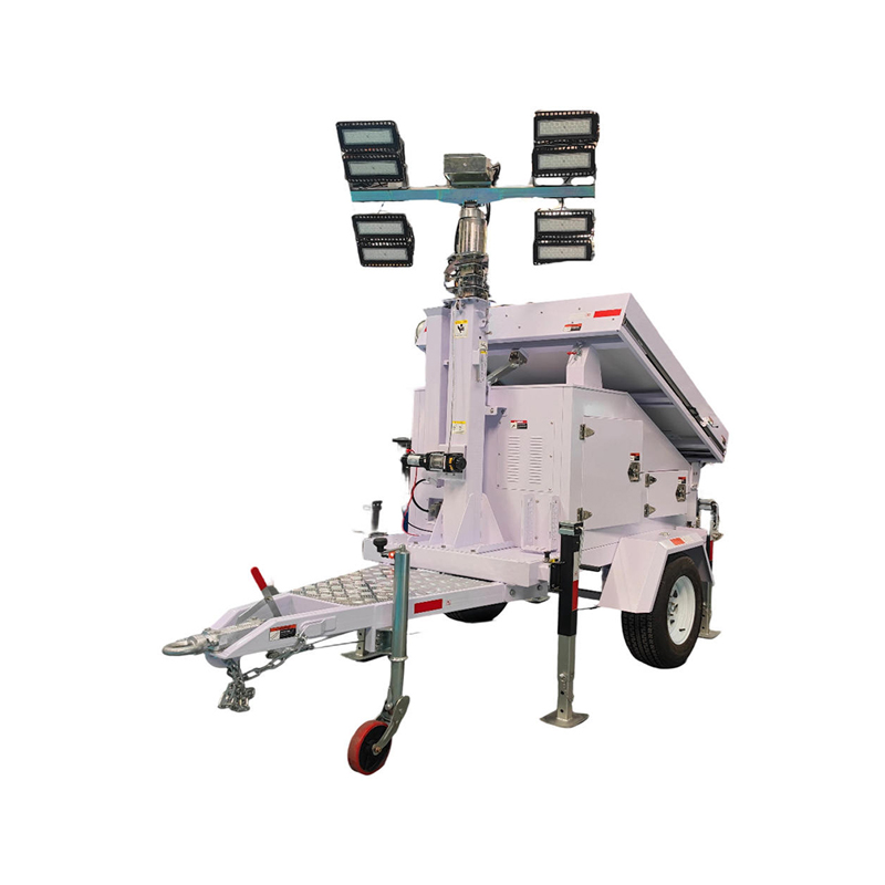 Cold White LED Solar Light Tower