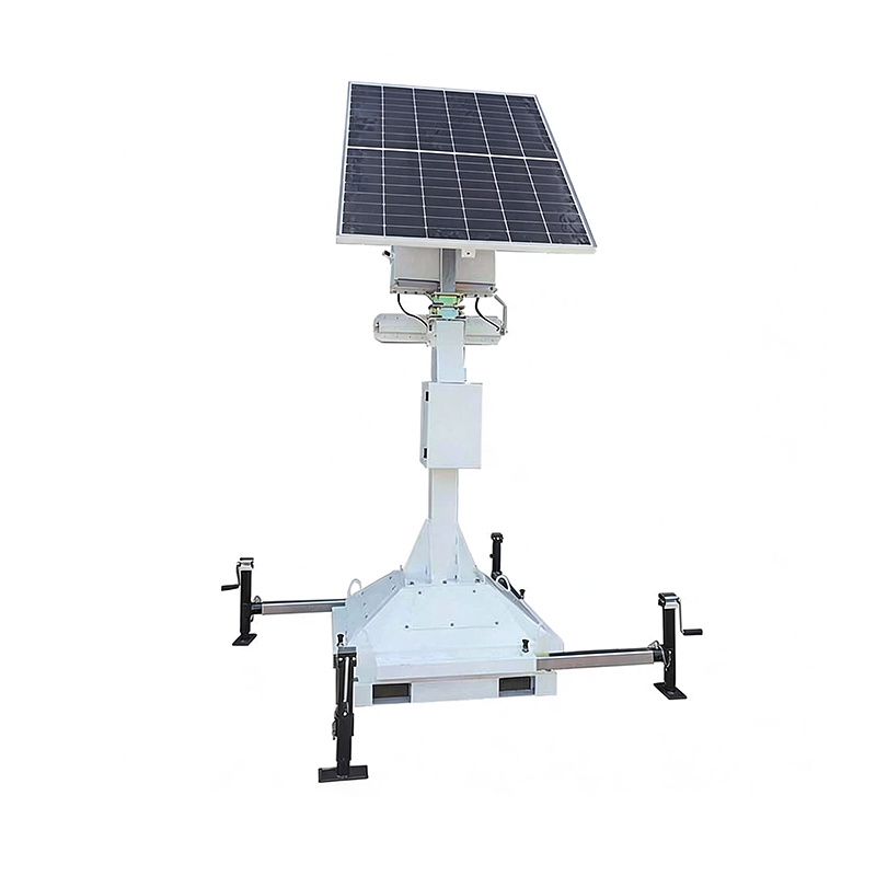 Lithium Battery Solar Light Tower for Parking Lot