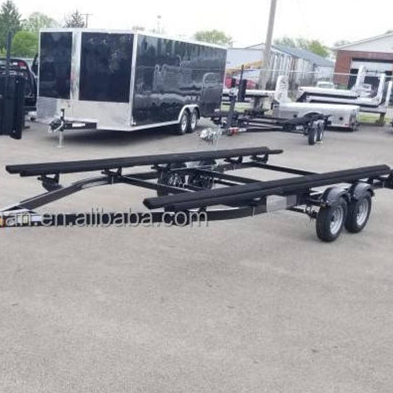 Large Double Axles Aluminum Boat Watercraft Trailers