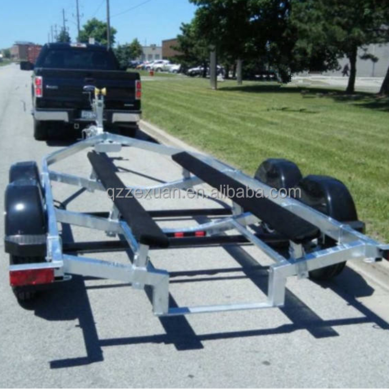 Large Double Axles Aluminum Boat Watercraft Trailers