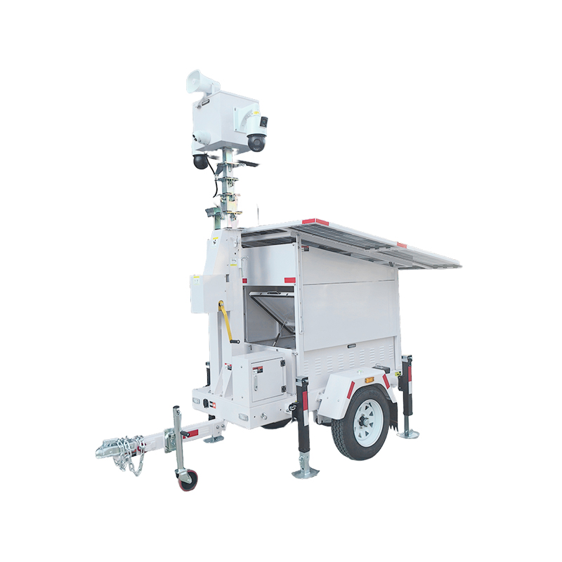 Mobile Solar Cell CCTV Surveillance Tower