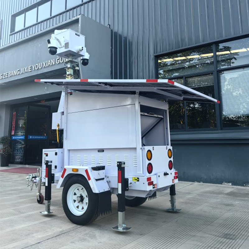 Mobile Solar Cell CCTV Surveillance Tower